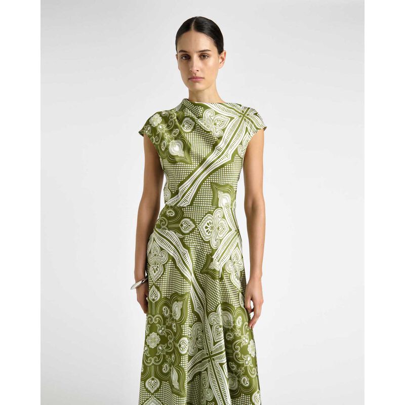 Cue Chateau Asymmetric Midi Dress image number 3